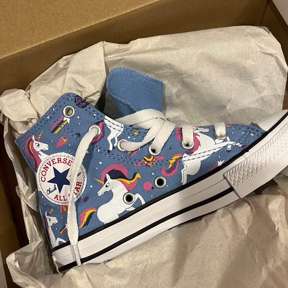 Girls Converse Unicorn Hightops (New In Box)